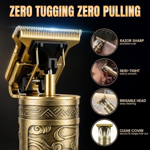 Yineel Beard Trimmer for Men, 180 Mins Hair Clippers & Electric Shaver — view 5