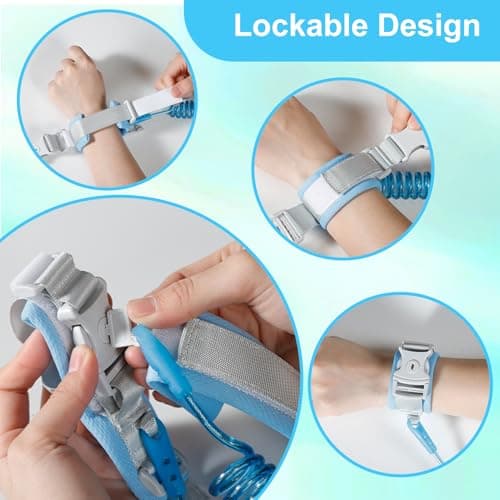 2PCS Toddler Reins, 1.5M Child Wrist Strap Safety Harness for Walking — view 6