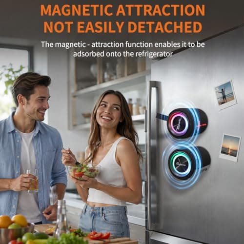 2 in 1 Magnetic Dual Splittable Bluetooth Speaker, IPX6 Waterproof Split Portable Wireless Speaker with 20W Loud Stereo Sound ,Bluetooth V5.3, 24H Playtime, Multiple pairing for Home,Outdoor or Travel — view 4