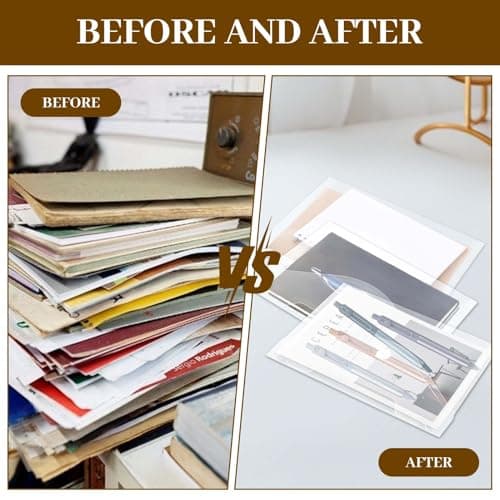 10 Pack Small Plastic Wallets with Popper Waterproof Transparent(16x11.5cm) — view 4