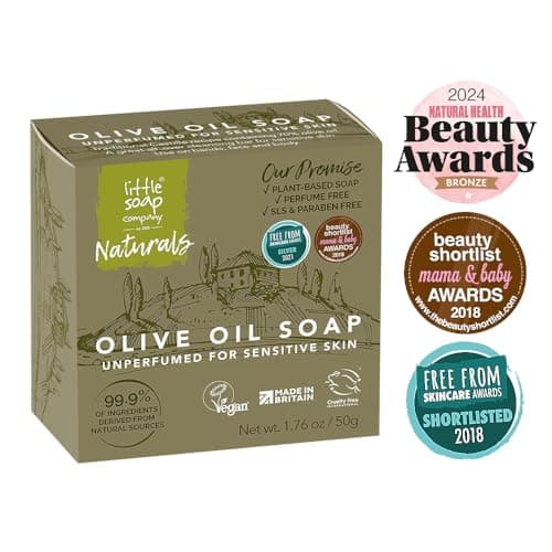 Little Soap Company Naturals Olive Oil Mini Soap Bar, Sensitive Skin, 50g — view 2