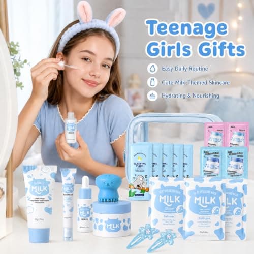 Milk Skin Care Sets & Kits, Teenage Girls Gifts, Masks & Tools, 23PCS — view 4