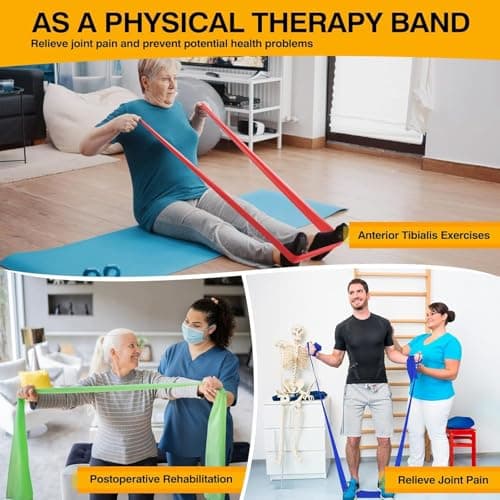 Fokky 2M Resistance Bands, Exercise Band with 4 Different Resistance Levels — view 6