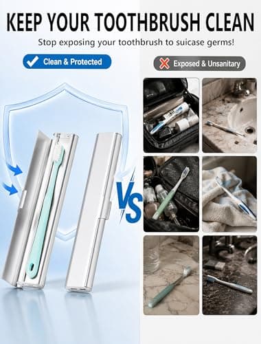 TRKRVAK Aluminum Toothbrush Travel Case — view 5