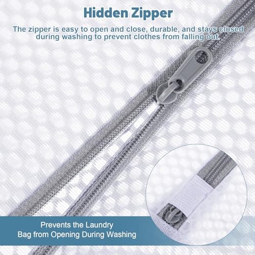 Dntorx 3 PCS Durable Honeycomb Mesh For Delicates, Reusable 16inx20in — view 4