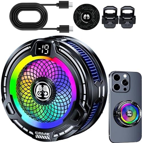 Cell Phone Cooler Mini Portable Cooling Fan, Adjustable Fan Speed
