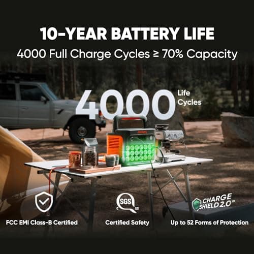 Jackery Explorer 1000 v2, 1500W 1070Wh LiFePO4 Portable Power Station — view 5