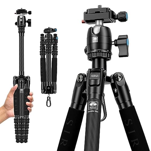 SIRUI Traveler 5CX Carbon Fibre Tripod for Camera with 360° Ball Head