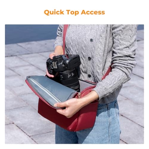 K&F CONCEPT Camera Sling Bag Small Crossbody Camera Case — view 2