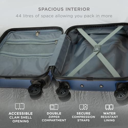 Avio Suitcase Cabin Luggage 55x40x20 | Lightweight Hard Shell Carry-On — view 6