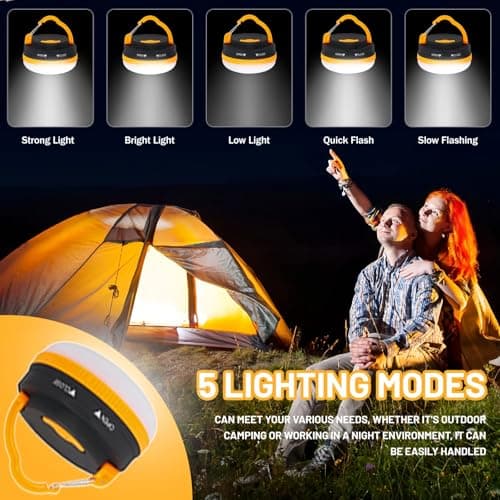 Camping Lantern LED Tent Light with Magnetic Base Outdoor Camping Lights — view 4