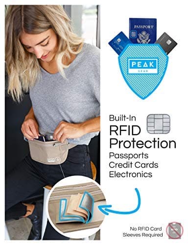 Thin Profile Money Belt w/Theft Insurance and Lost & Found Service - RFID Block Liner Built-in - Rated for Security, Quality and Ease of Travel — view 6