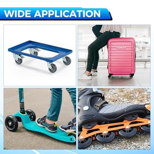 Mtsooning 2Pcs Suitcase Wheels Replacement,70x22mm Luggage Wheels — view 5