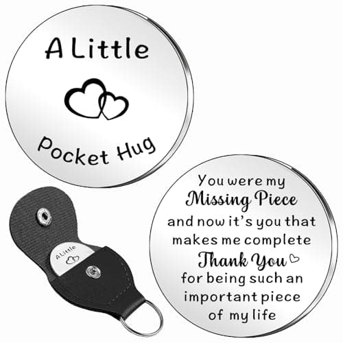 JMIMO Pocket Hug Gifts for Girlfriend Boyfriend Husband Wife on Christmas Anniversary Valentines Birthday Gifts for Her Him
