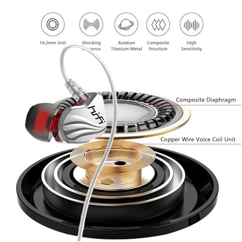 USB Type C Earbuds - Headset Set, Noise Cancelling Speaker, Multimedia — view 4