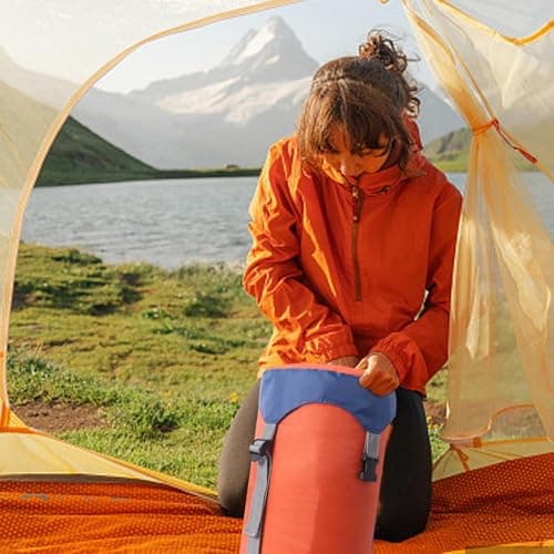 Adjustable Compression Bags for Storage Camping Stuff Sacks | Practical Sleeping Bag Stuff Sack Sleeping Bag Storage Sack for Clothes Blanket Pillow — view 2