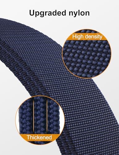 JUKMO Men's Stretch Tactical Belt, 1.5" Elastic Nylon Web with Flip Buckle — view 3