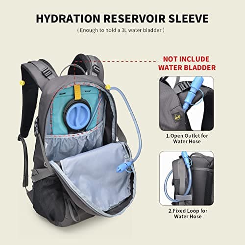SKYSPER Rucksack 35L Hiking Backpack, Lightweight Travel Backpack Camping Trekking Backpack for Men Women — view 4