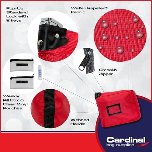 Prescription Medication Bag Standard Lock Travel Case — view 4