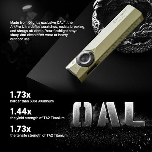 OLIGHT ArkPro Ultra OAL Flat Torch with Multi-Light Sources, Olive Green — view 2