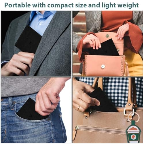 OFFCUP Passport Holder Cover, PU Leather RFID Blocking Passport Cover — view 6