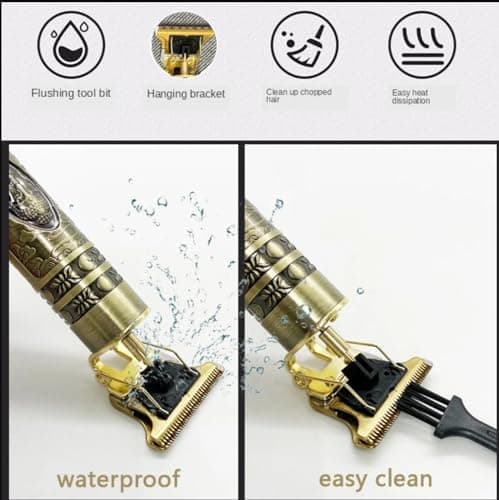 T9 Cordless Electric Hairber Shaver Hair Trimer Home Appliances Travel Barber Razors Shaving Machine for Men Trimmer Man — view 5
