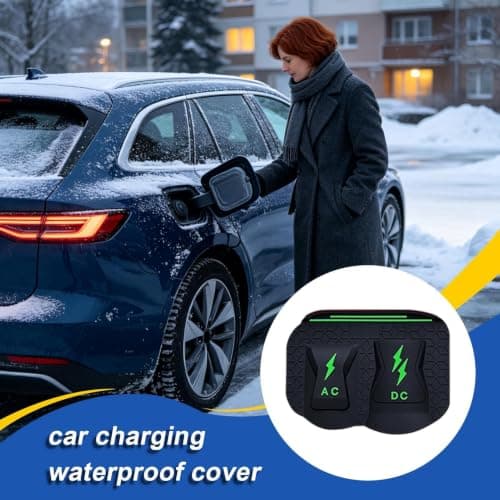 EV Charger Cover | Waterproof Car Charging Port Silicone Protector | EV Cha — view 2