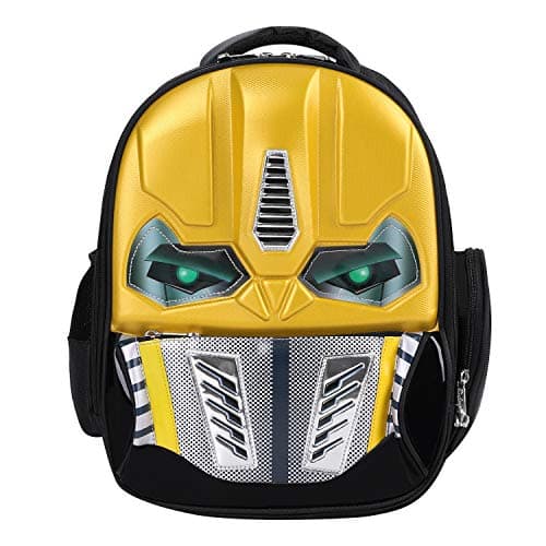 IBLUELOVER 3D School Bag,LED Waterproof Nylon Children's Cartoon Backpack Student Daypack,Outdoor Travel Kindergarten Boys Rucksack Personality Bag for Kids 3-10 Years Old — view 2