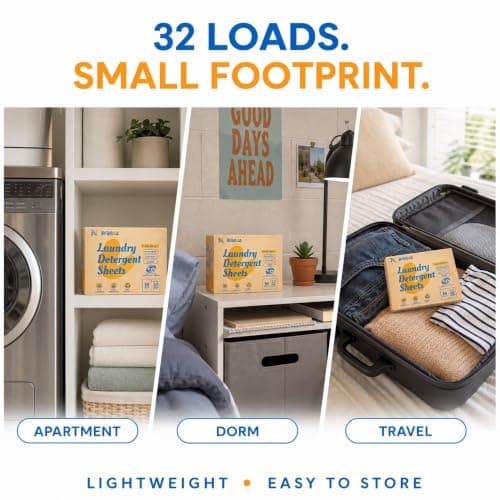 BellaLuce Laundry Detergent Sheets, Fresh Linen Scent, 32 Loads — view 6