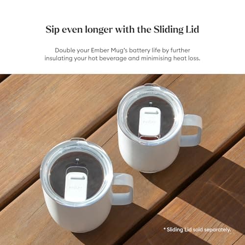 Ember Temperature Control Smart Mug 2, 14 Oz, App-Controlled Heated Coffee Mug with 80 Min Battery Life and Improved Design, Black — view 6
