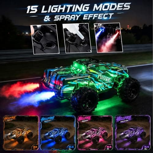 MOJINO Remote Control Cars 1:18, 22km/h High Speed RC Car Toy Truck — view 2