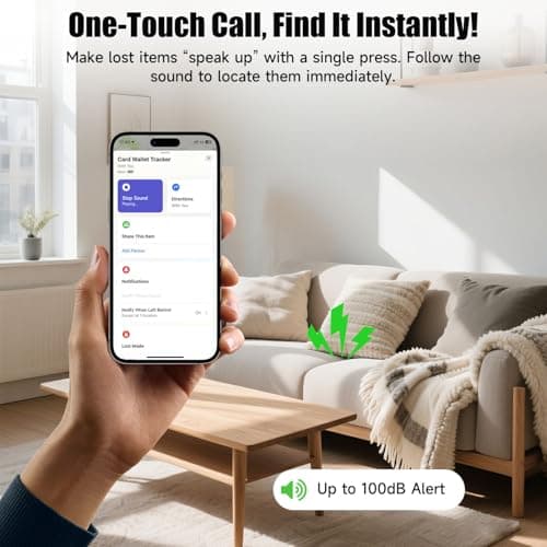 [Apple MFi Certified] Wallet Tracker Card with Apple Find My, iOS Only — view 4