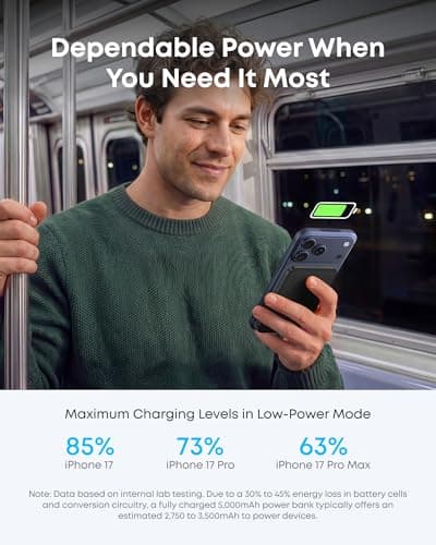 Anker Nano Magnetic Ultra Slim Power Bank Qi2 15W Wireless Portable Charger — view 6