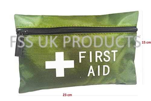 CAR/Vehicle Safety KIT. Premium FSS UK 1 KG Powder FIRE Extinguisher, 1ST AID KIT, HI VIZ Vest Reflective Triangle. for Cars Travel CARAVANS Taxi BSi KITEMARKED. — view 5