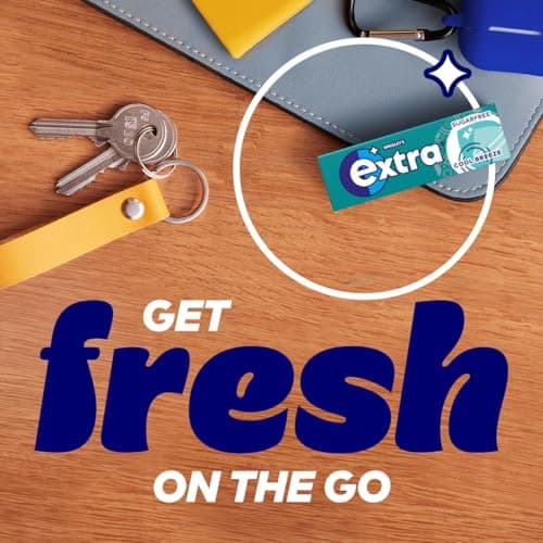 Extra Cool Breeze Flavour Sugar Free Chewing Gum Travel Multipack, 5x10 Pcs — view 4