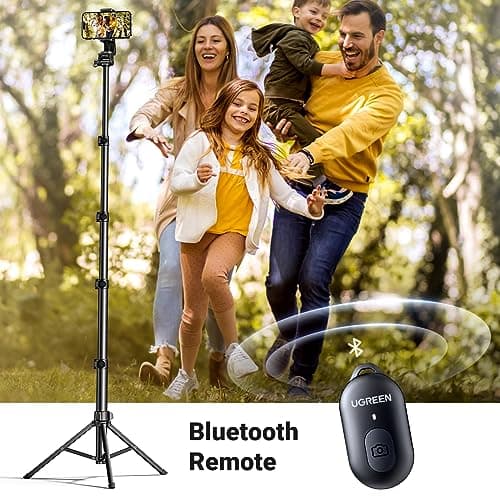UGREEN iPhone Tripod Stand Filming 70”/1.8m Tall Selfie Stick — view 2