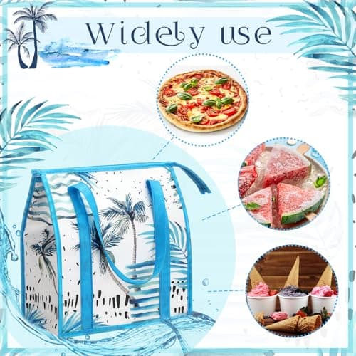 Paterr 6 Pack Insulated Grocery Bag Cooler Thermal Tote Bag with Zipper Top — view 6