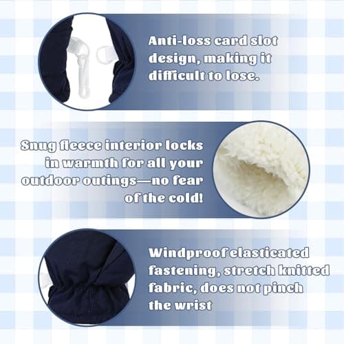 GYIOFAI Kids Winter Thermal Gloves Toddler Fleece Thick Warm Mittens,Winter Waterproof Kids Gloves,Windproof Children Gloves Ski Gloves,Toddler Gloves with Adjustable Wrist Strap for Kids age 2-4 — view 3