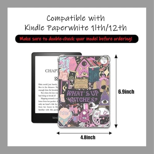 VelvetGlow 6 Pcs Inserts For E-Reader Clear Case and 2 Pcs Type C Charms Phone Charm Set, 6.8"X4.8" Cardstock Inserts Compatible With Paper White 11th/12th Generation Colorsoft (6.8" X 4.8") — view 3