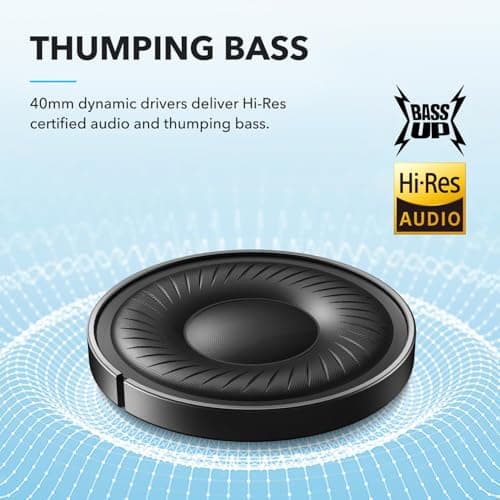 soundcore Anker Q20i, Hybrid Active Noise Cancelling Foldable Headphones — view 3