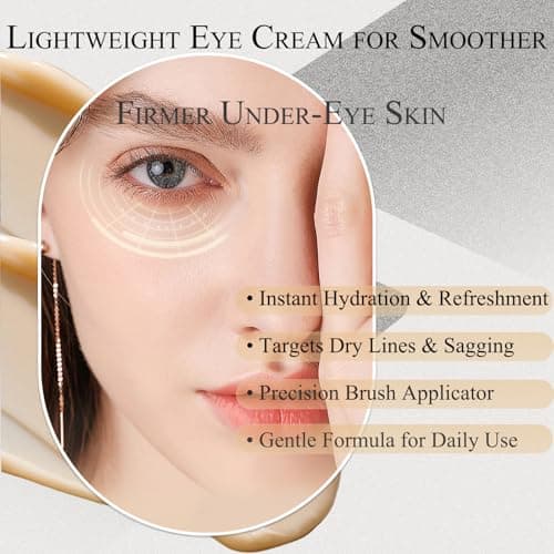 Under Eye Moisturising Cream, 2 x 20 g Tubes With Applicator Brushes — view 5