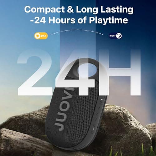 JUOVI Clip Wireless Portable Bluetooth Speaker 24H Playtime — view 3
