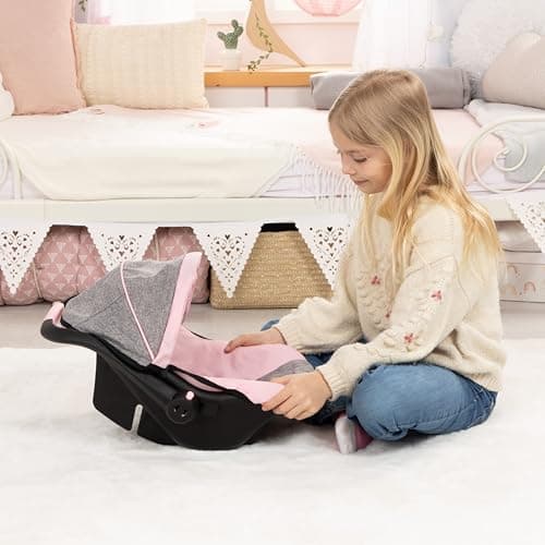 Bayer Deluxe Dolls Car Seat - Baby Doll Travel Car Seat, with Sun Canopy — view 5