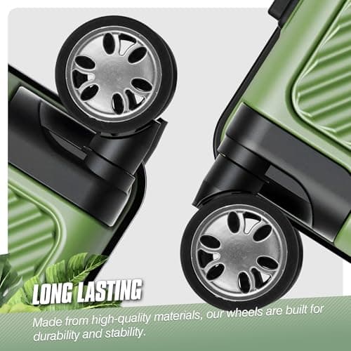 Vivikivi 8 PCS Suitcase Replacement Wheels, 50mm Luggage Wheels, VK-A4 — view 3
