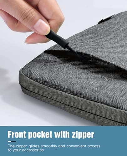 TiMOVO 6-7 Inch Sleeve Case for eReader Book, Dark Gray — view 3