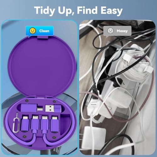 BASESAILOR Multi USB C Charger Adapter Kit,Travel USB to USBC Adapter Box — view 4