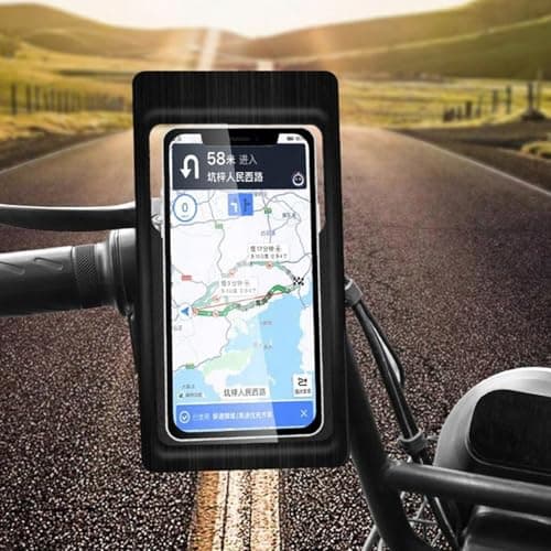 Zasdvn Bike Phone Holder, Phone Holder Waterproof, 360 Degree Rotating All Round Bike Phone Holder, Motorbike Phone Mount Waterproof Case, Bike Phone Mount, Bike Phone Mount Top Tube Bag — view 2