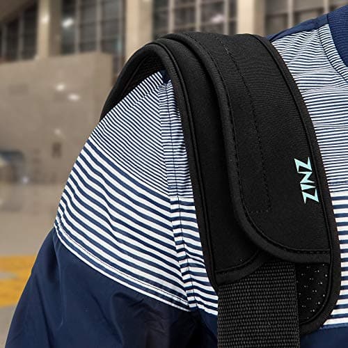 ZINZ Ultra Thick & Breathable Universal Shoulder Pad Cushion for Bag, Long & Comfort, Black — view 6