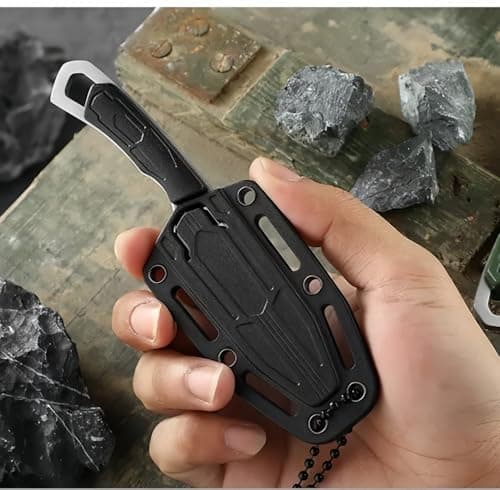 2 in 1 Multi Tool EDC Fixed Pocket K109 Knife Mini Portable Multifunctional Cutter Tool Camping Essentials Accessories with Bottle Openers Wrench Gifts — view 5