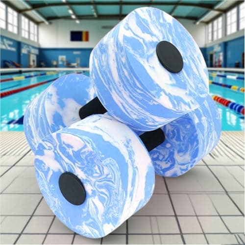 Aquatic Aerobic Dumbbell - Aquatic Training Tools, Swimming Strength Set, Flotation Device | Lightweight Foam Floating Fitness, Durable Gym Equipment, Travel & Vacation — view 3